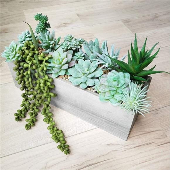 11 Pcs Mini Artificial Succulents Picks Unpotted Faux Succulent Assortment Fake - Picture 4 of 6